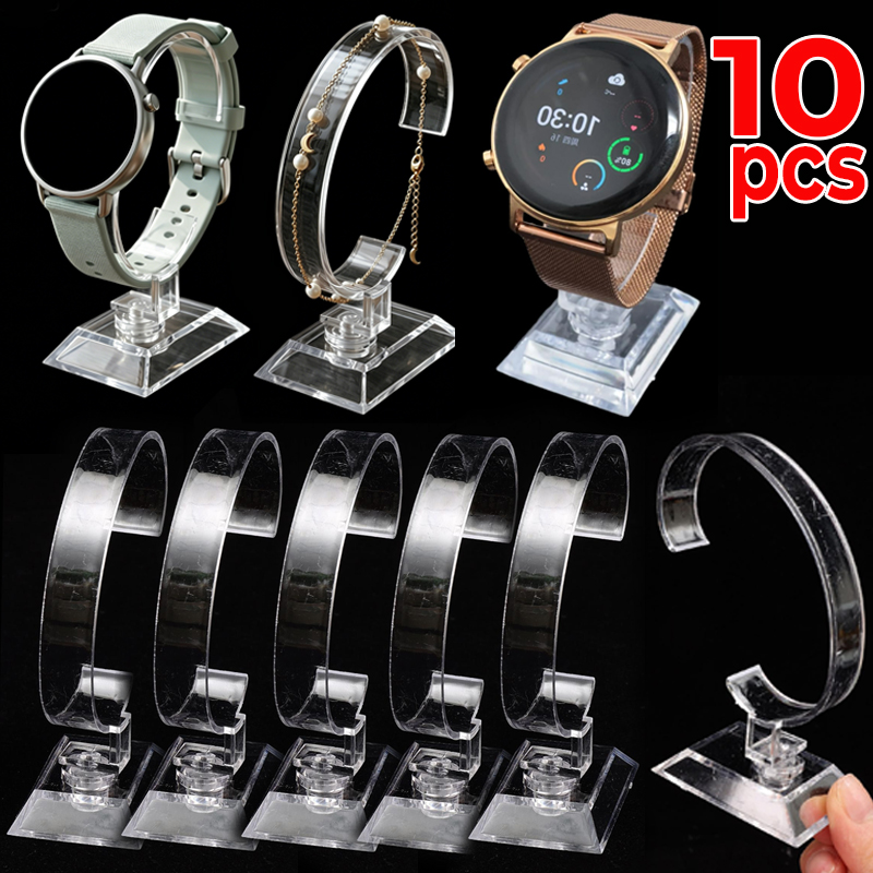 Jewelry And Watches Inc - Przezroczysty stojak na zegarki, akrylowy uchwyt