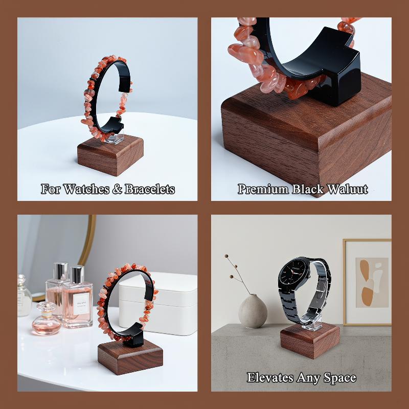 Jewelry And Watches Inc - Drewniany stojak w kształcie litery C
