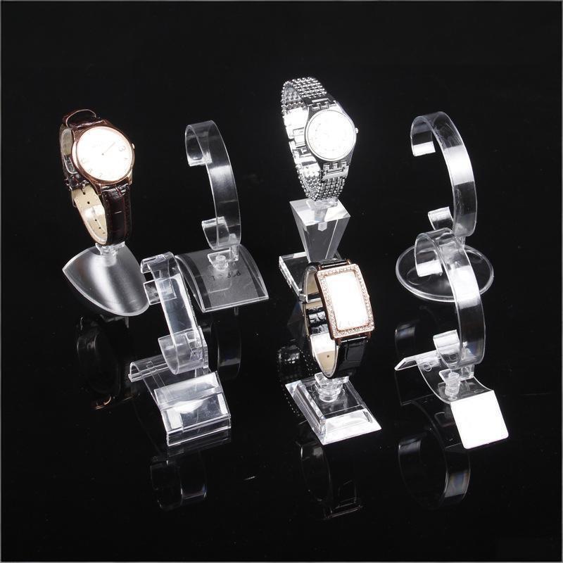 Jewelry And Watches Inc - 5 szt. Stojaków na zegarki, przezroczyste