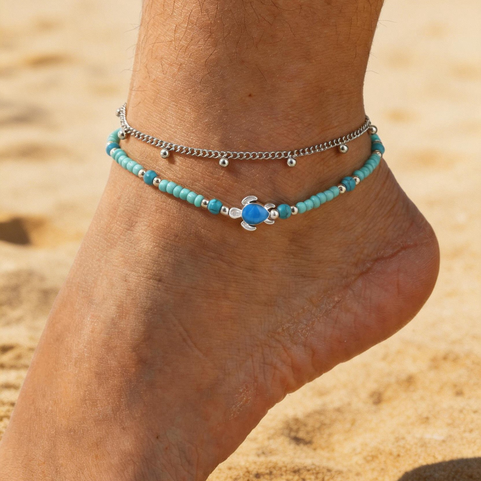 Zestaw bransoletek na kostkę z – Jc Jewelry & Watches Photos recenzja i cena